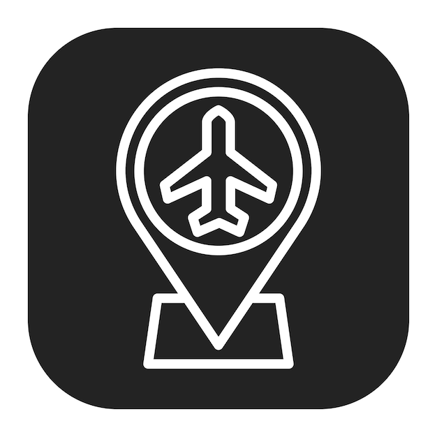 Navigation icon vector image Can be used for Airplane