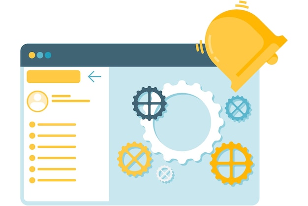 Navigation menu illustration