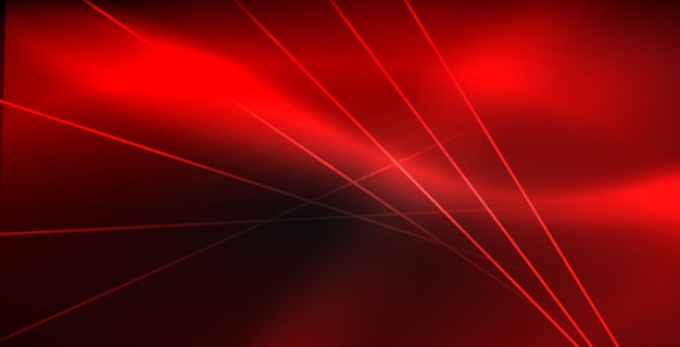 Neon color abstract lines