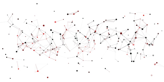 Network connection structure Sorting and analysis big data Future digital cyberspace with moving dots and lines Storage data security Abstract cyber security background