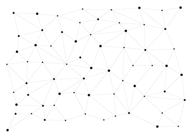 Network Connections connected dots