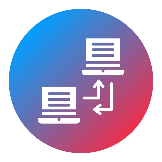 Network Data Transfer icon vector image Can be used for Networking