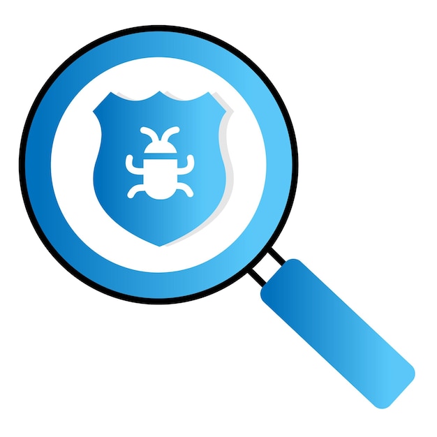 network firewall vector icon featuring security shield and protection wall