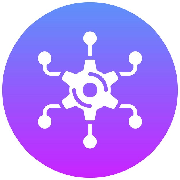 network integration vector icon illustration of networking iconset