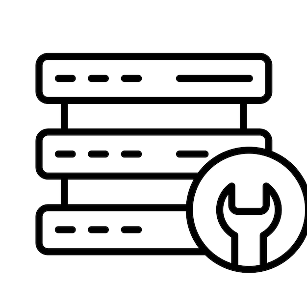 Network Maintenance Vector Illustration Style