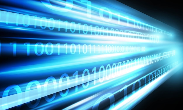 network speed with binary data