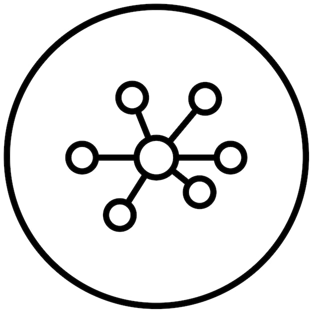 Neurons Circuit Vector Illustration