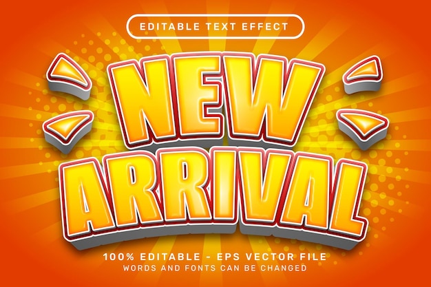 new arrival 3d text effect and editable text effect