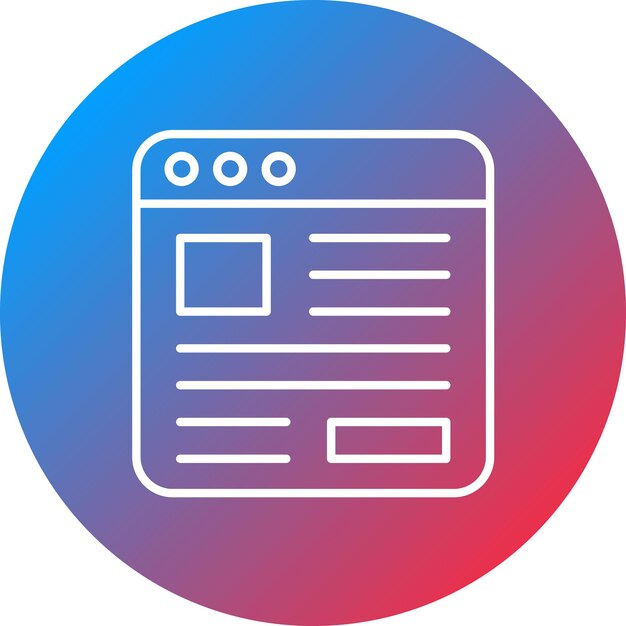 News Article icon vector image Can be used for News and Media