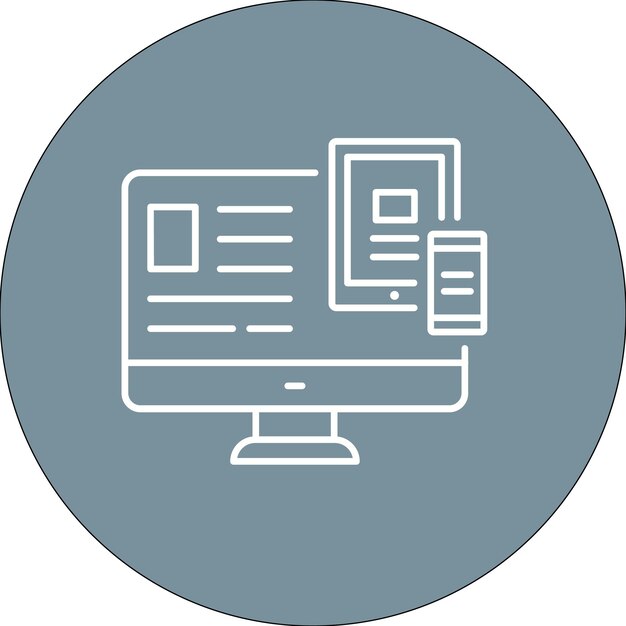News Portal Vector Illustration Style