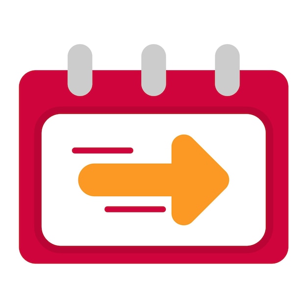 Next Week Flat Illustration