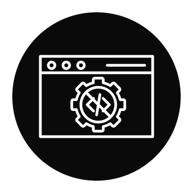 No Code vector icon Can be used for No Code iconset