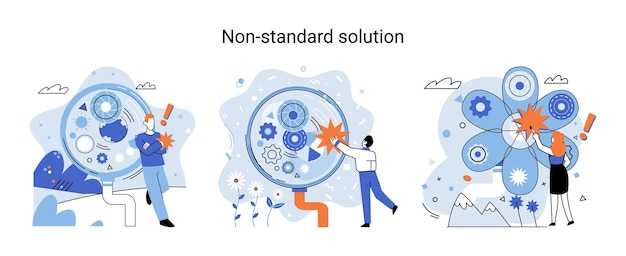 non standart solution metaphor creation of individual decision for integration of disparate production information and telecommunication systems of customer into single improve management efficiency