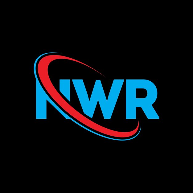 NWR logo NWR letter NWR letter logo design Initials NWR logo linked with circle and uppercase monogram logo NWR typography for technology business and real estate brand