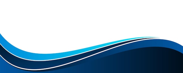 Nykyaikainen banneritaustan suunnittelu Bannerimallipohja, jossa on dynaamisia aaltomuotoja