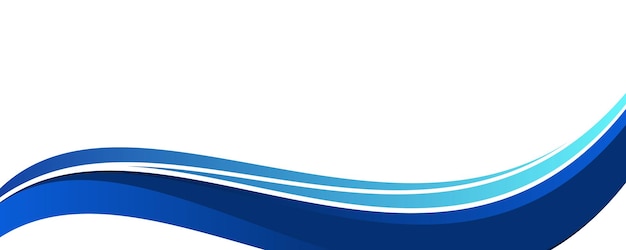 Nykyaikainen banneritaustan suunnittelu Bannerimallipohja, jossa on dynaamisia aaltomuotoja