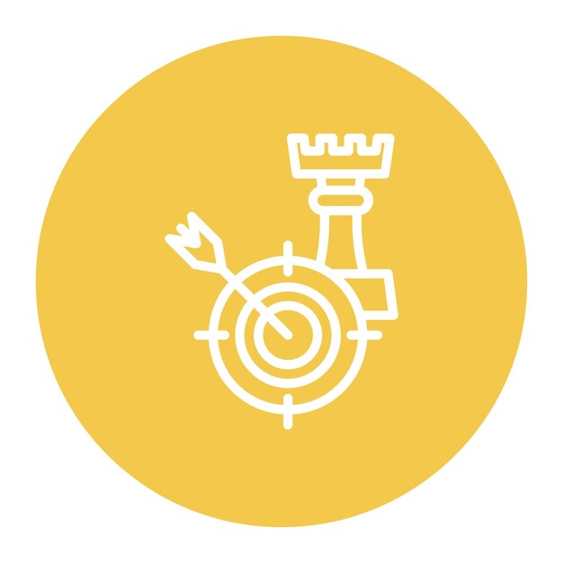 objective statement icon vector image can be used for curriculum vitae