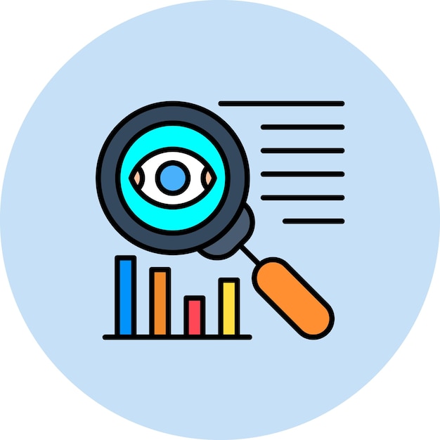 Observation Flat Illustration