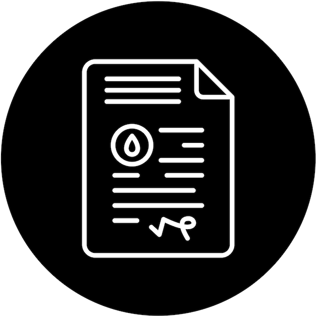 Oil Contract Icon Style