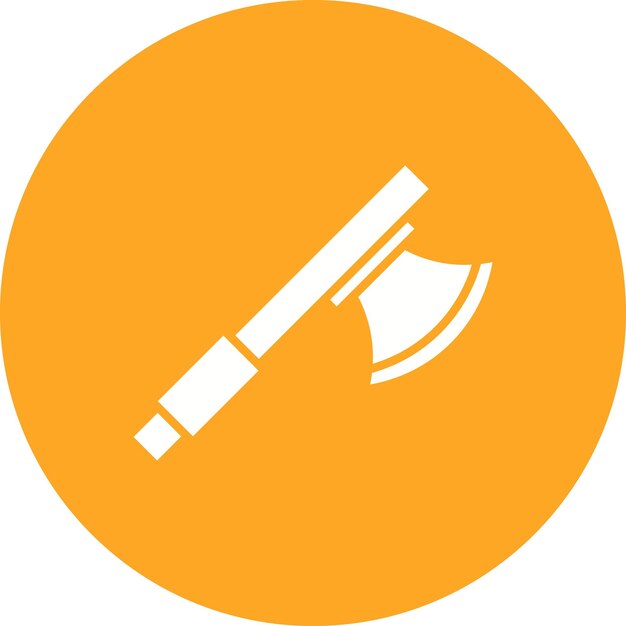 old axe icon vector image can be used for wild west