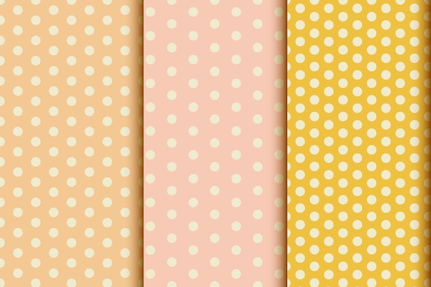 Old Fashioned Dot Pattern Fabric Pattern