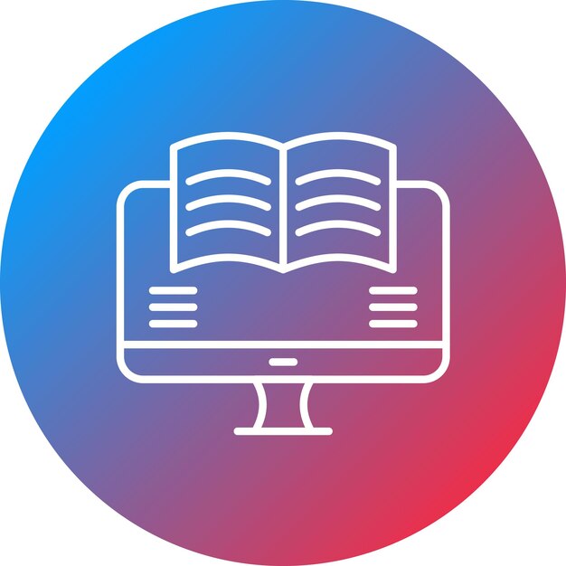 online course icon vector image can be used for work from home