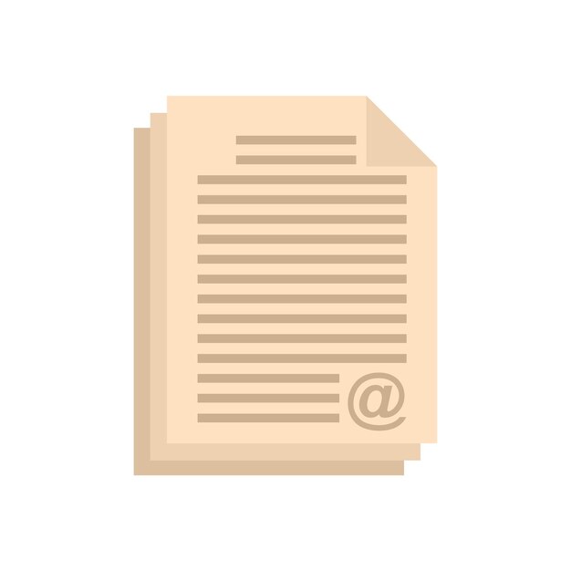 online loan document stack icon flat illustration of online loan document stack vector icon isolated on white background