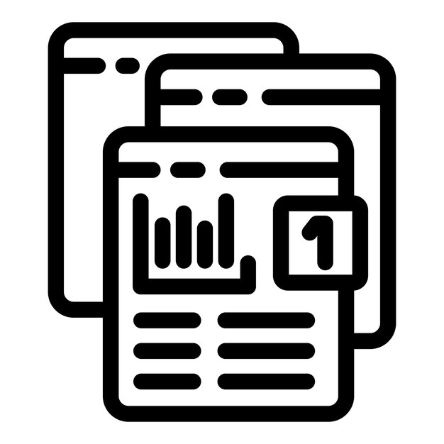 Online marketing campaign showing website traffic analytics report
