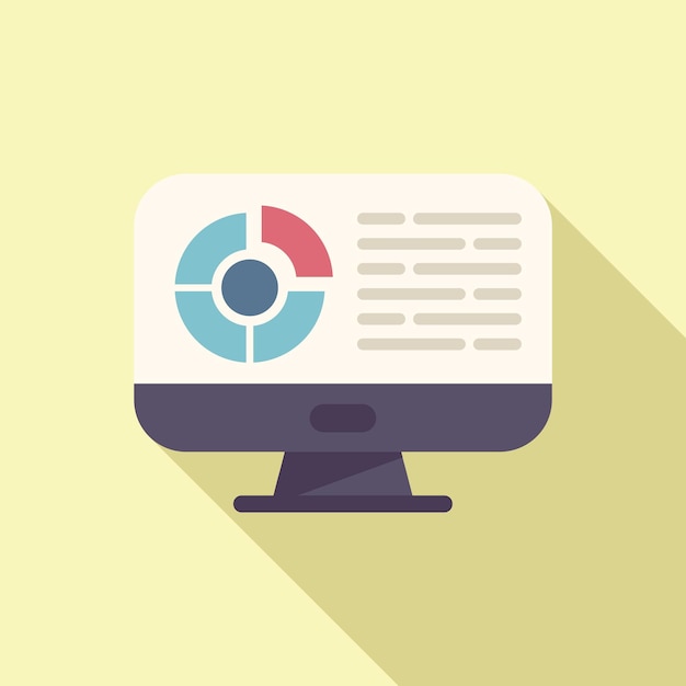 Online money fund icon flat vector Success invest Result plan