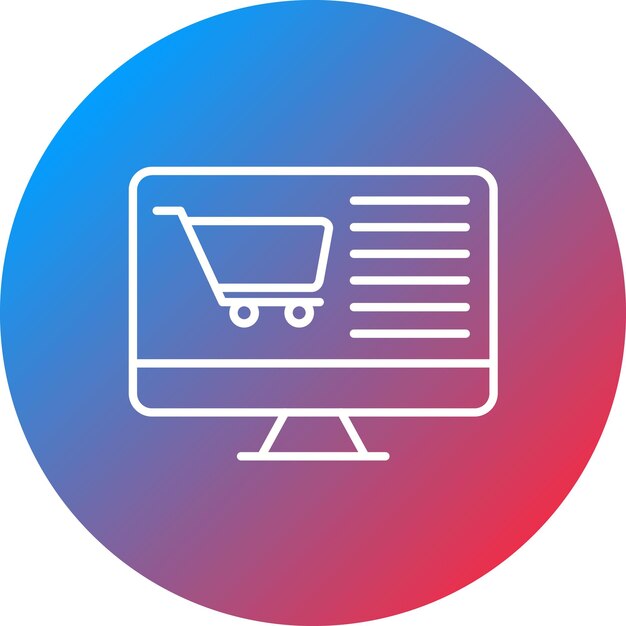 online order system icon vector image can be used for factory