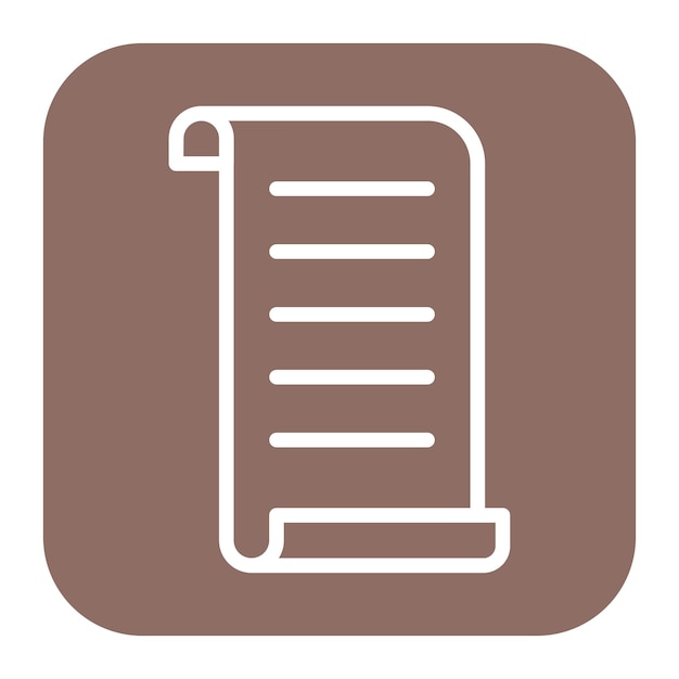 Opened Scroll icon vector image Can be used for Postal Service