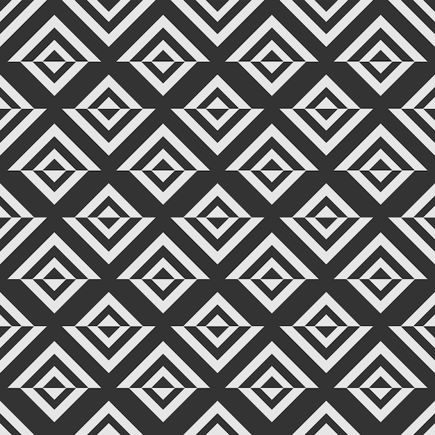 Optical illusion geometric seamless pattern