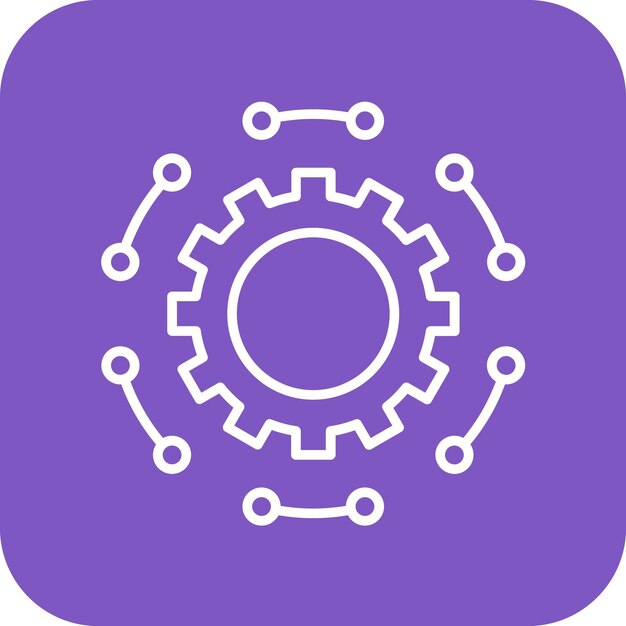 optimization icon vector image can be used for big data