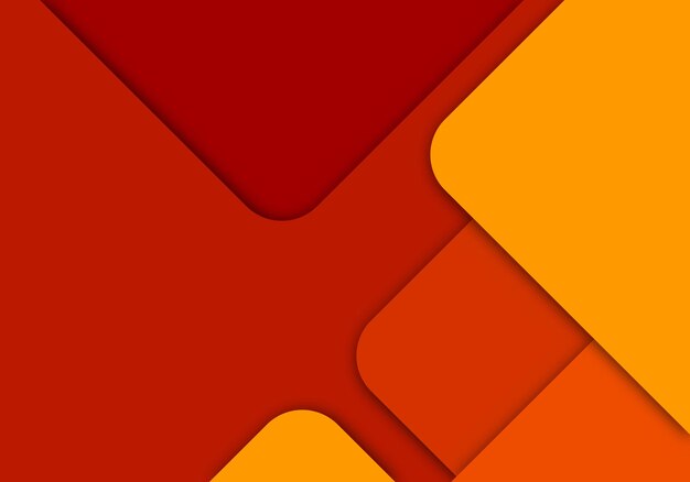 orange background geometric overlap layer paper cut on dark with space design