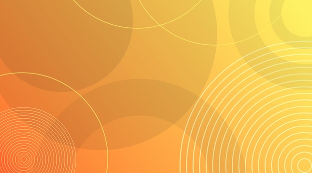 orange circle background