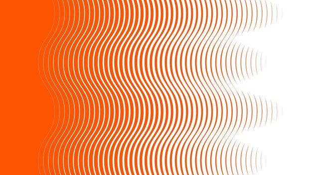 orange wavy line pattern abstract background for backdrop or presentation