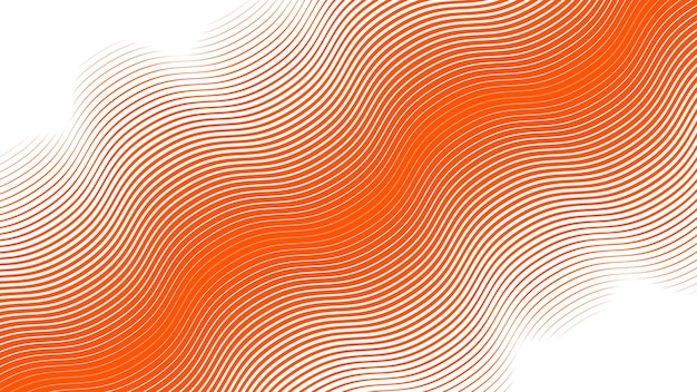 orange wavy line pattern abstract background for backdrop or presentation