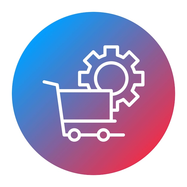 order processing icon vector image can be used for order fulfilment