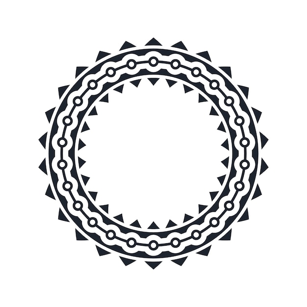 Ornamental pattern design circle frame Ornamental Circular Knot Pattern Border pattern design