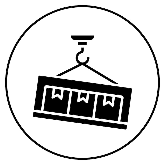 overflow shipment icon vector image can be used for shipping