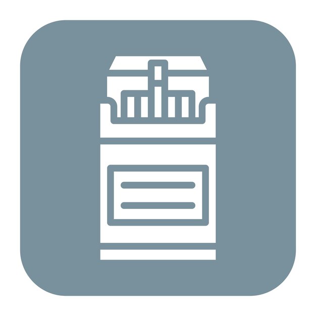 packet of cigarettes icon vector image can be used for bar