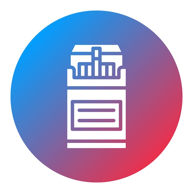 packet of cigarettes icon vector image can be used for bar
