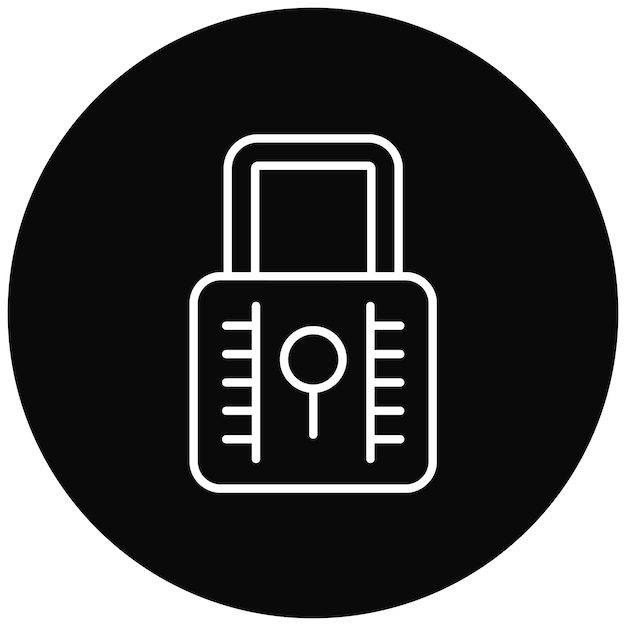 Padlock icon vector image Can be used for Security