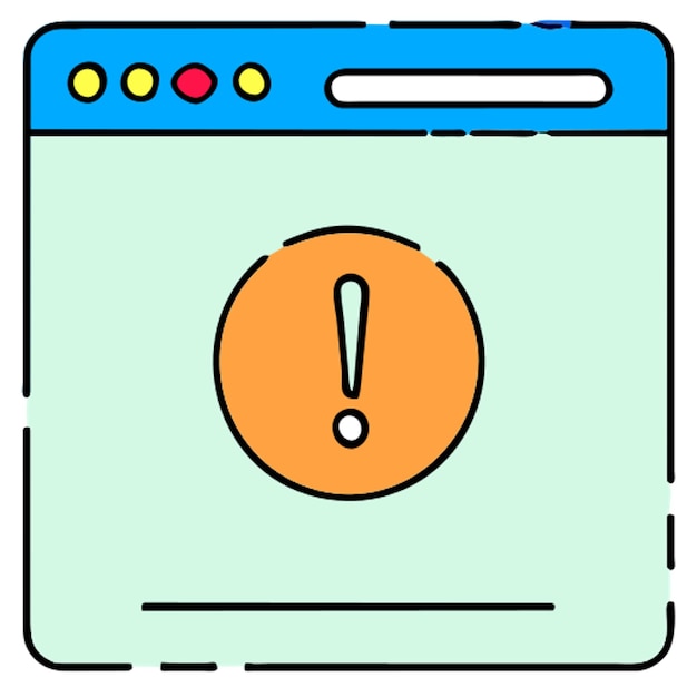 page faults error not found icon
