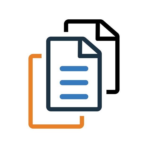 Page icon Editable vector logo