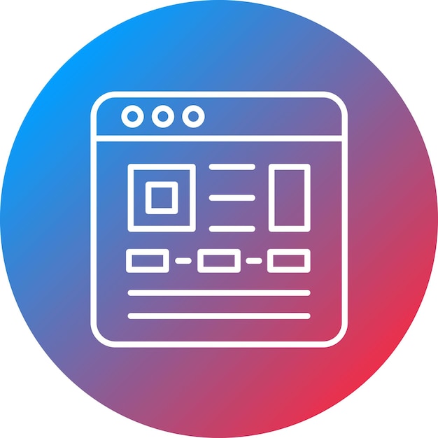 Page Layout icon vector image Can be used for Online Marketing