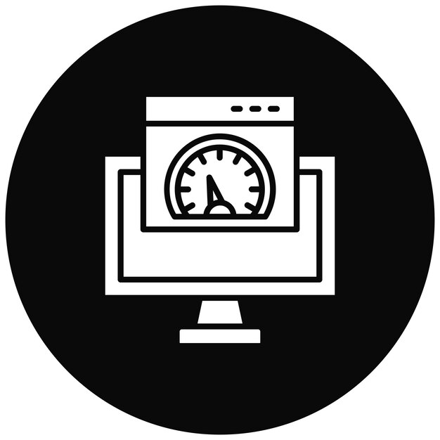 Page Speed icon vector image Can be used for SEO and SEM