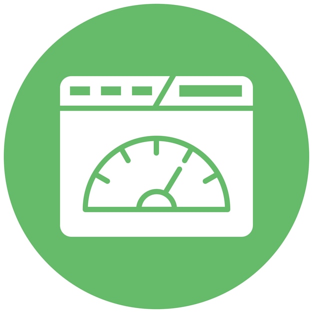 Page Speed Vector Illustration Style