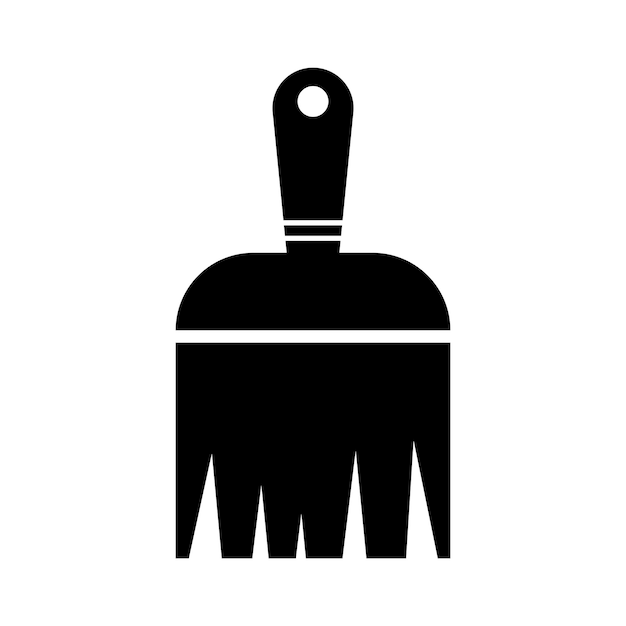 Paint brush illustration icon