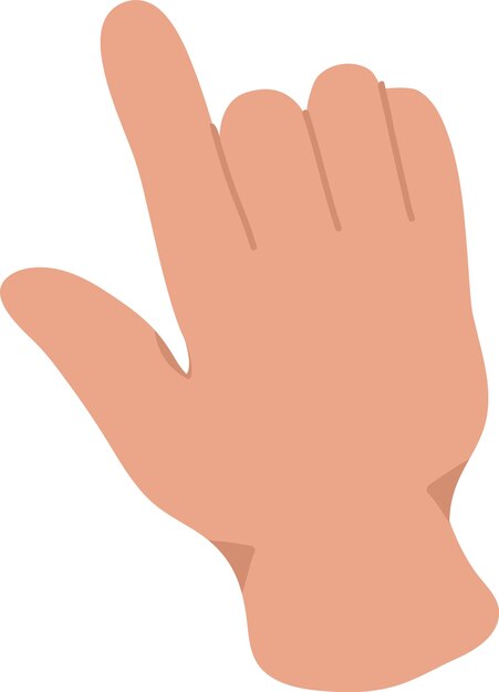 Palm With Forefinger Up